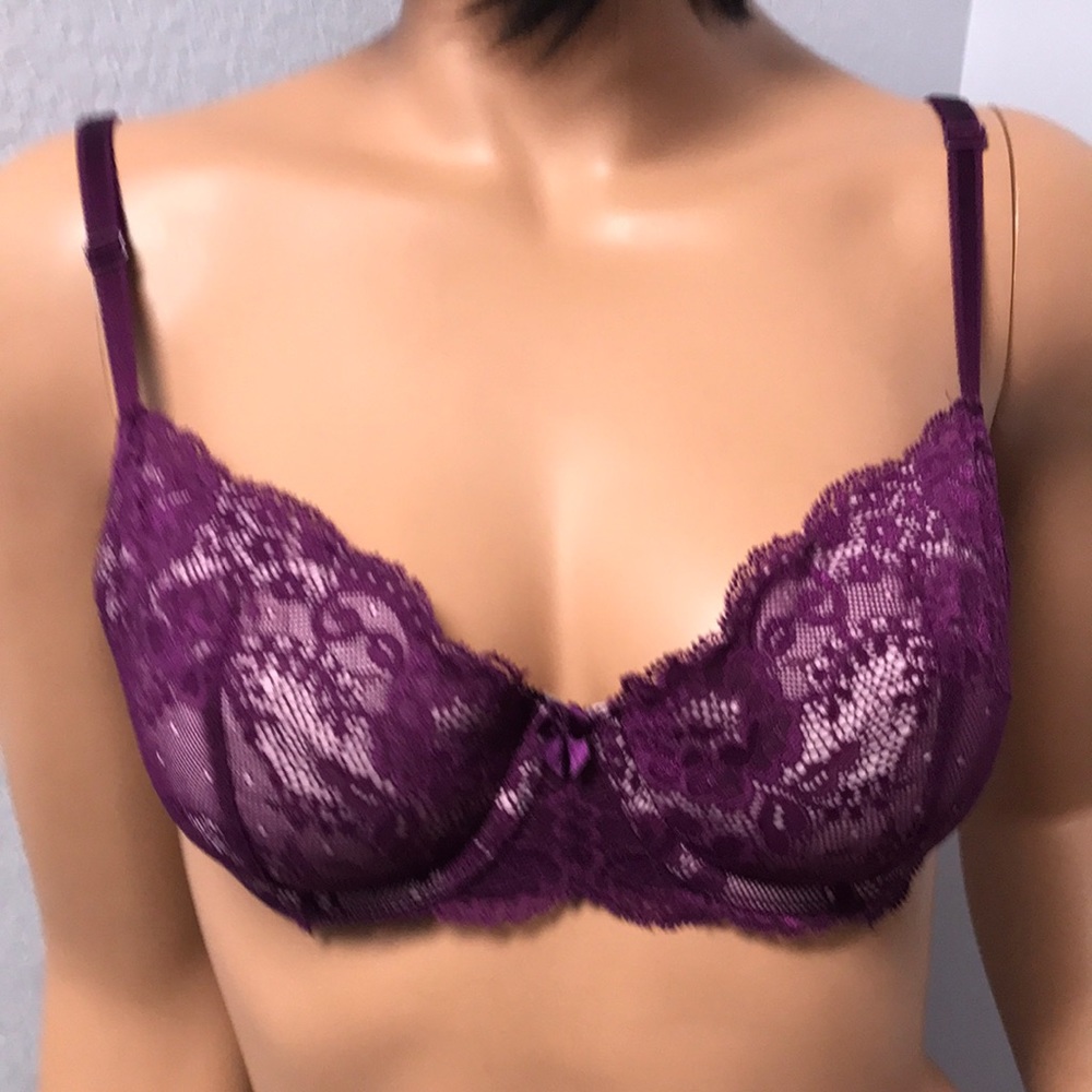 Victoria Secret Lined Demi Bra S36B